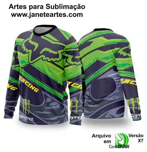Arte Vetor Camisa de MOTOCROSS 2024 - 2025 Arte Vetor Camisa de MOTOCROSS 2024 - 2025