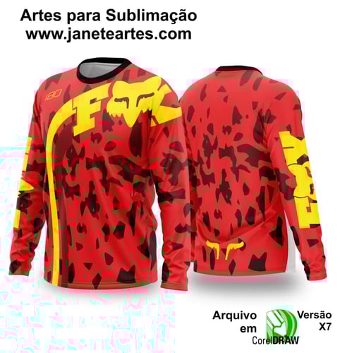 Arte Vetor Camisa de MOTOCROSS 2024 - 2025 Arte Vetor Camisa de MOTOCROSS 2024 - 2025