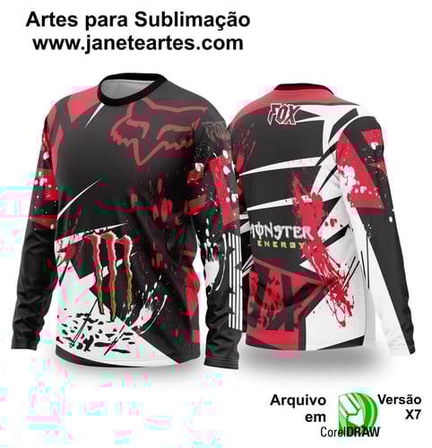 Arte Vetor Camisa de MOTOCROSS 2024 - 2025 Arte Vetor Camisa de MOTOCROSS 2024 - 2025
