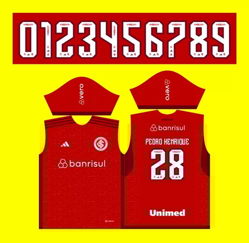 Arte Vetor Camisa Internacional Titular 2023-24