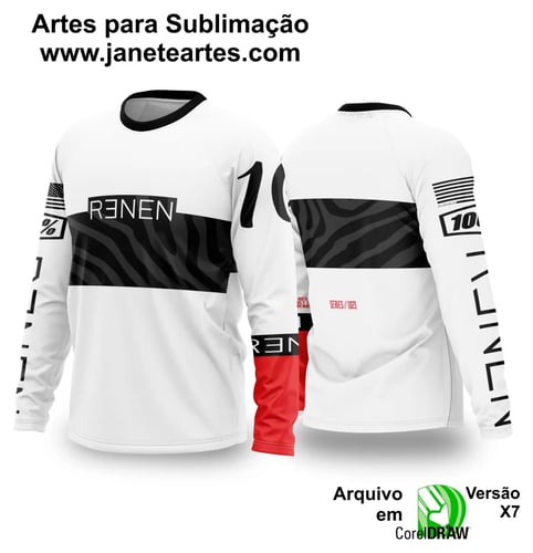 Arte Vetor Camisa de MOTOCROSS 2024 - 2025 Arte Vetor Camisa de MOTOCROSS 2024 - 2025