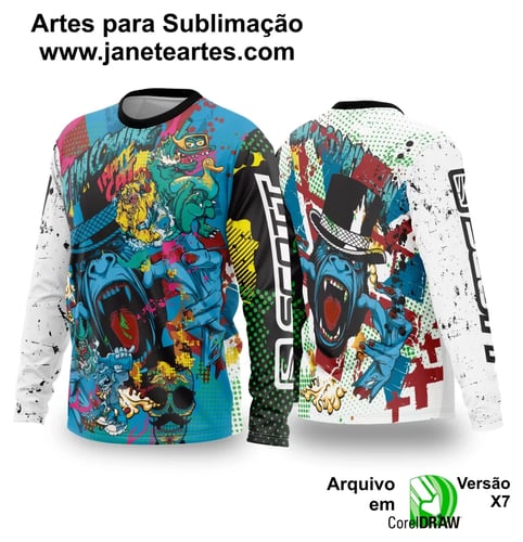 Arte Vetor Camisa de MOTOCROSS 2024 - 2025 Arte Vetor Camisa de MOTOCROSS 2024 - 2025