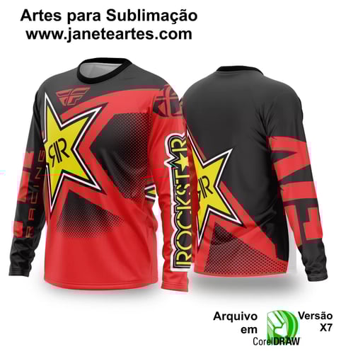 Arte Vetor Camisa de MOTOCROSS 2024 - 2025 Arte Vetor Camisa de MOTOCROSS 2024 - 2025