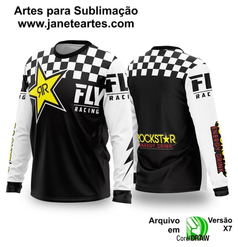 Arte Vetor Camisa de MOTOCROSS 2024 - 2025 Arte Vetor Camisa de MOTOCROSS 2024 - 2025