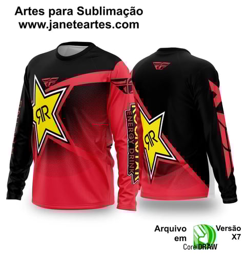 Arte Vetor Camisa de MOTOCROSS 2024 - 2025 Arte Vetor Camisa de MOTOCROSS 2024 - 2025