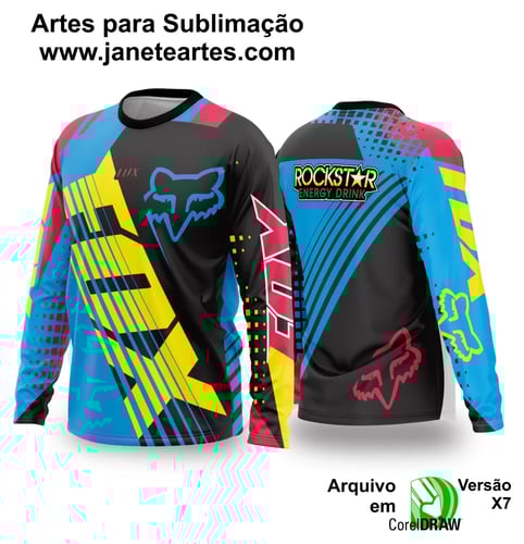 Arte Vetor Camisa de MOTOCROSS 2024 - 2025 Arte Vetor Camisa de MOTOCROSS 2024 - 2025