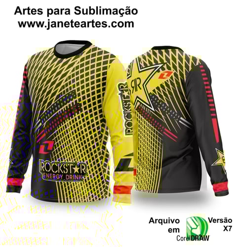 Arte Vetor Camisa de MOTOCROSS 2024 - 2025 Arte Vetor Camisa de MOTOCROSS 2024 - 2025