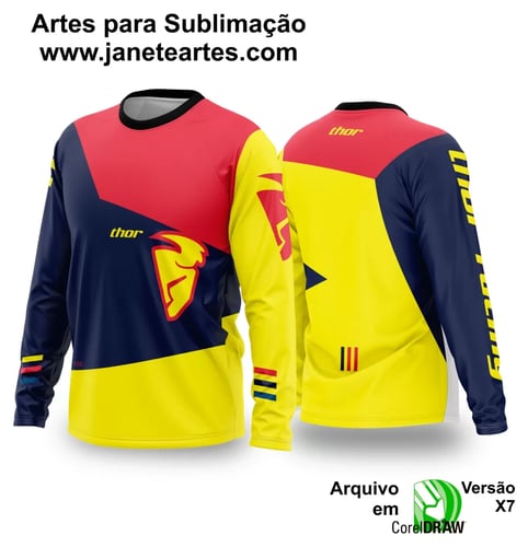 Arte Vetor Camisa de MOTOCROSS 2024 - 2025 Arte Vetor Camisa de MOTOCROSS 2024 - 2025