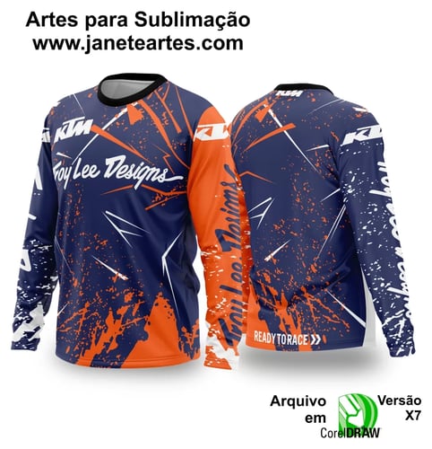 Arte Vetor Camisa de MOTOCROSS 2024 - 2025 Arte Vetor Camisa de MOTOCROSS 2024 - 2025