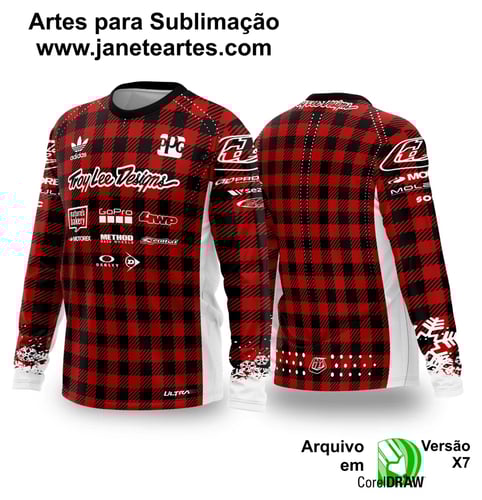 Arte Vetor Camisa de MOTOCROSS 2024 - 2025 Arte Vetor Camisa de MOTOCROSS 2024 - 2025