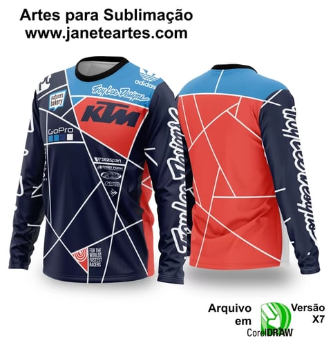 Arte Vetor Camisa de MOTOCROSS 2024 - 2025 Arte Vetor Camisa de MOTOCROSS 2024 - 2025
