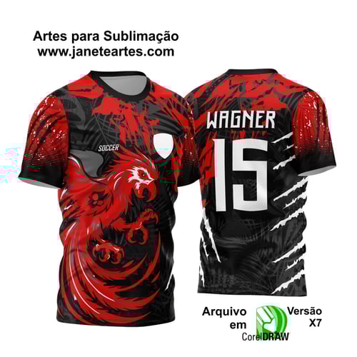 Arte Vetor Camisa de Interclasse Arara 2024 - 2025
