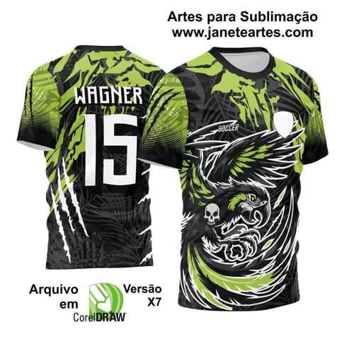 Arte Vetor Camisa de Interclasse Arara Ataque 2024 - 2025
