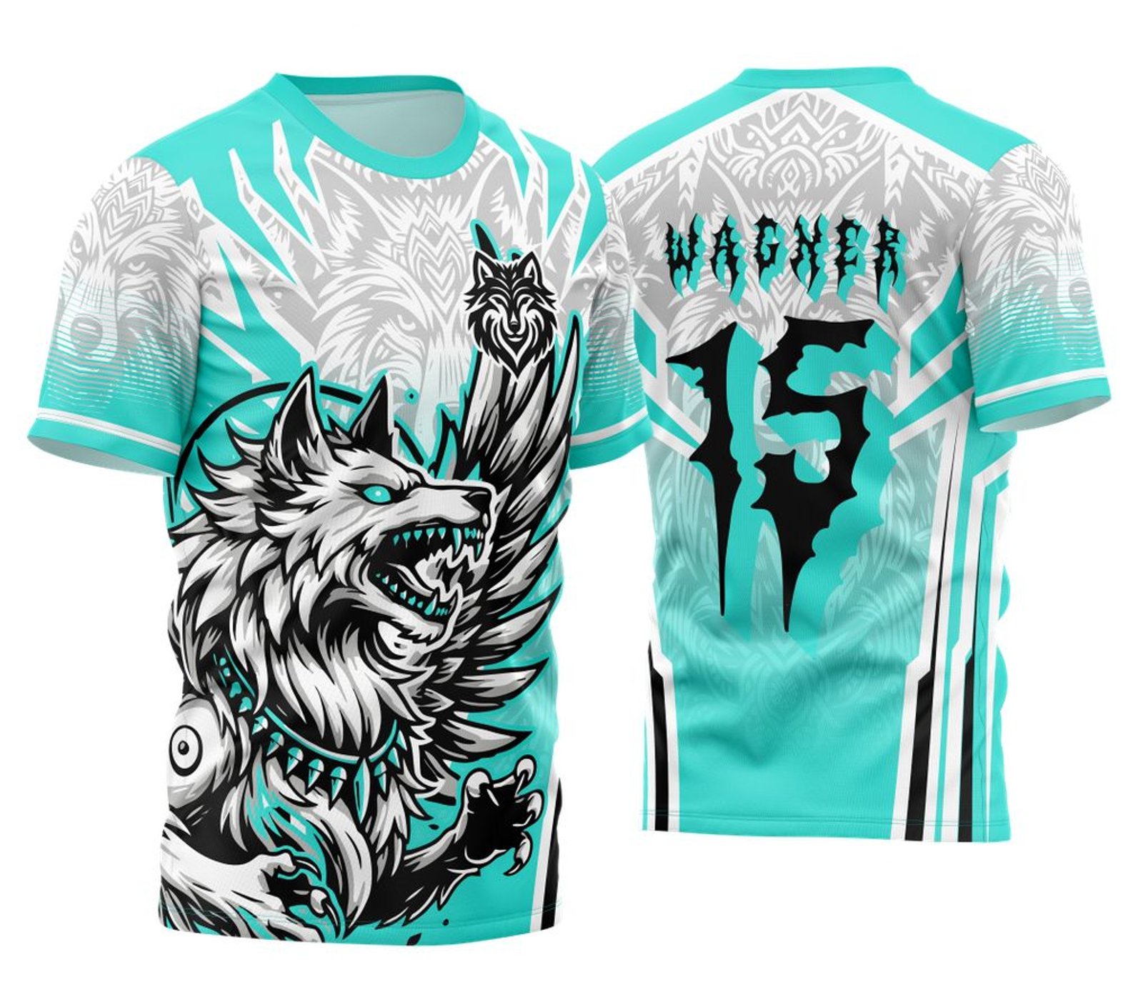  Arte Vetor Camisa de Interclasse Lobo Divino 2024 - 2025