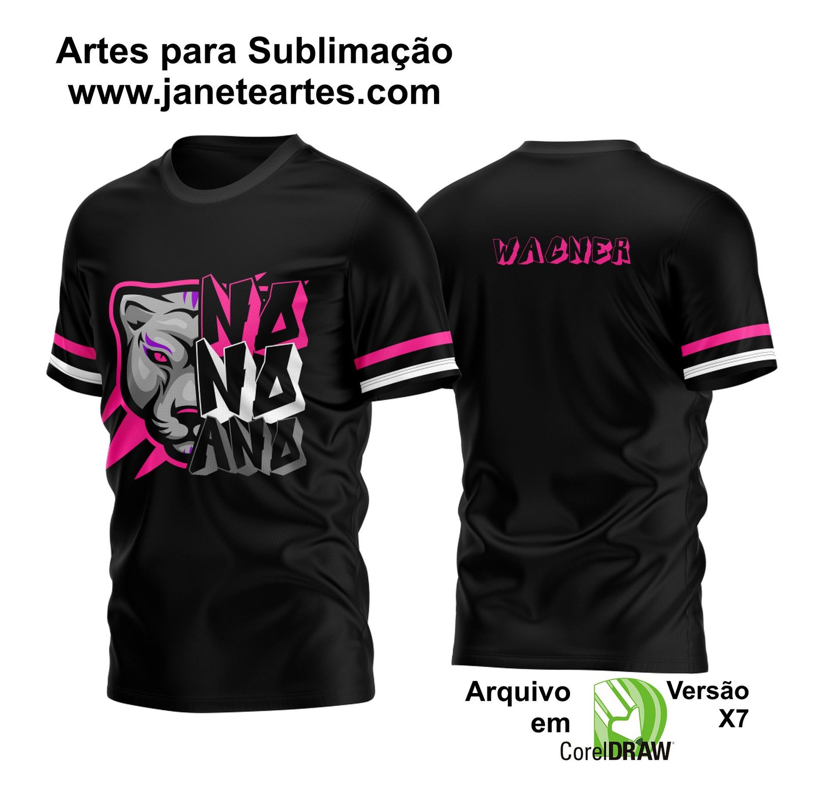 Arte Vetor Camisa Nono Ano Pantera Negra