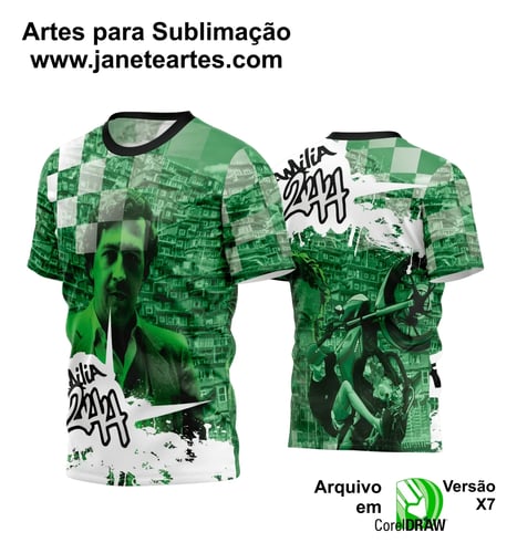 Arte Estampa Camisa Quebrada 2024