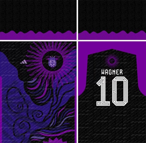 Arte Vetor Camisa Argentina Edição Especial 2023 Fantasia 