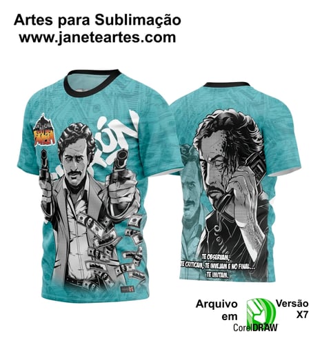 Arte Estampa Camisa Quebrada 2024