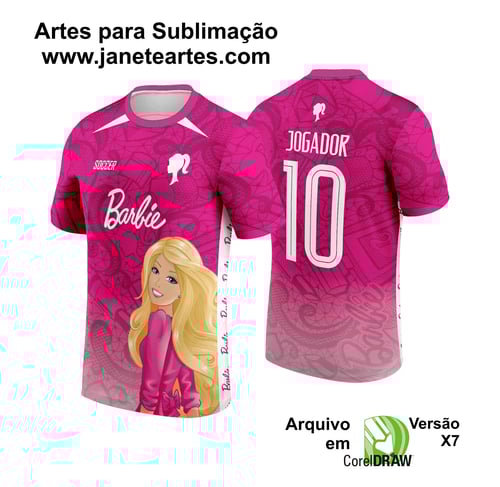 Arte Vetor Camisa de Interclasse Barbie 2024 - 2025