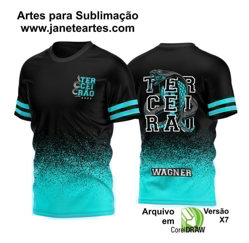 Arte Vetor Camisa Terceirão Cobra Real 2023