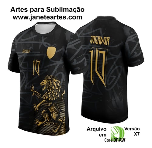 Arte Vetor Camisa de Interclasse Jogos Internos Leão 2024