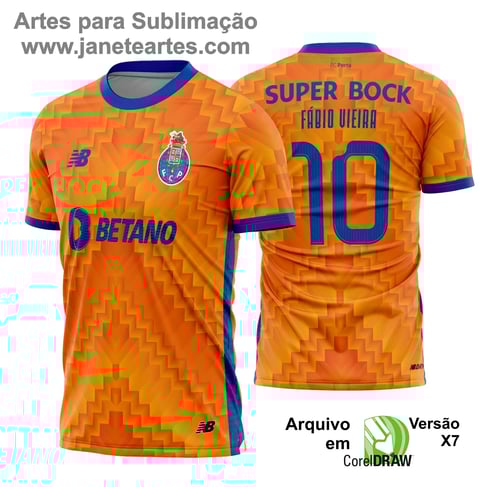 Arte Vetor - Camisa Porto FC Reserva 2024 - 2025