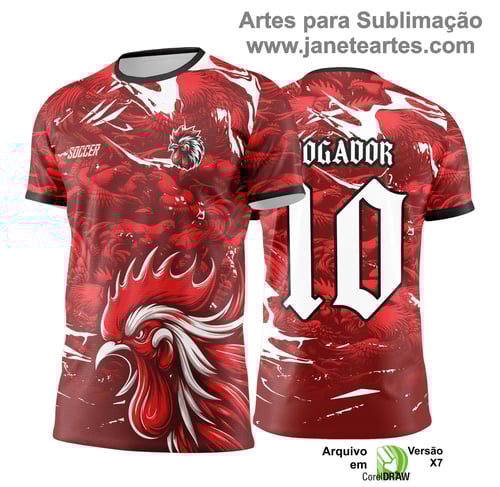 Arte Vetor - Camisa de Interclasse Galo - 2025