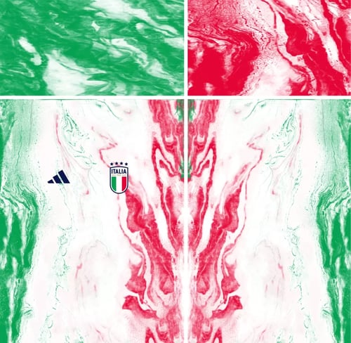 Arte Vetor Camisa Italia Pré-jogo 2023-24