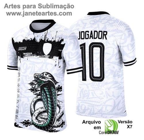 Arte Vetor Camisa Interclasse 2025 Cobra
