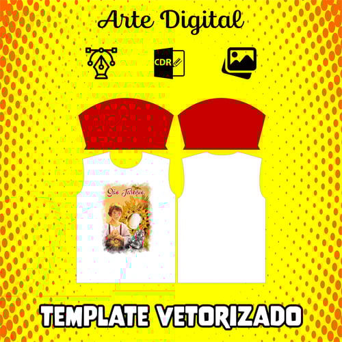 Arte Camisa de Religião São Tarcísio Sublimação Normal