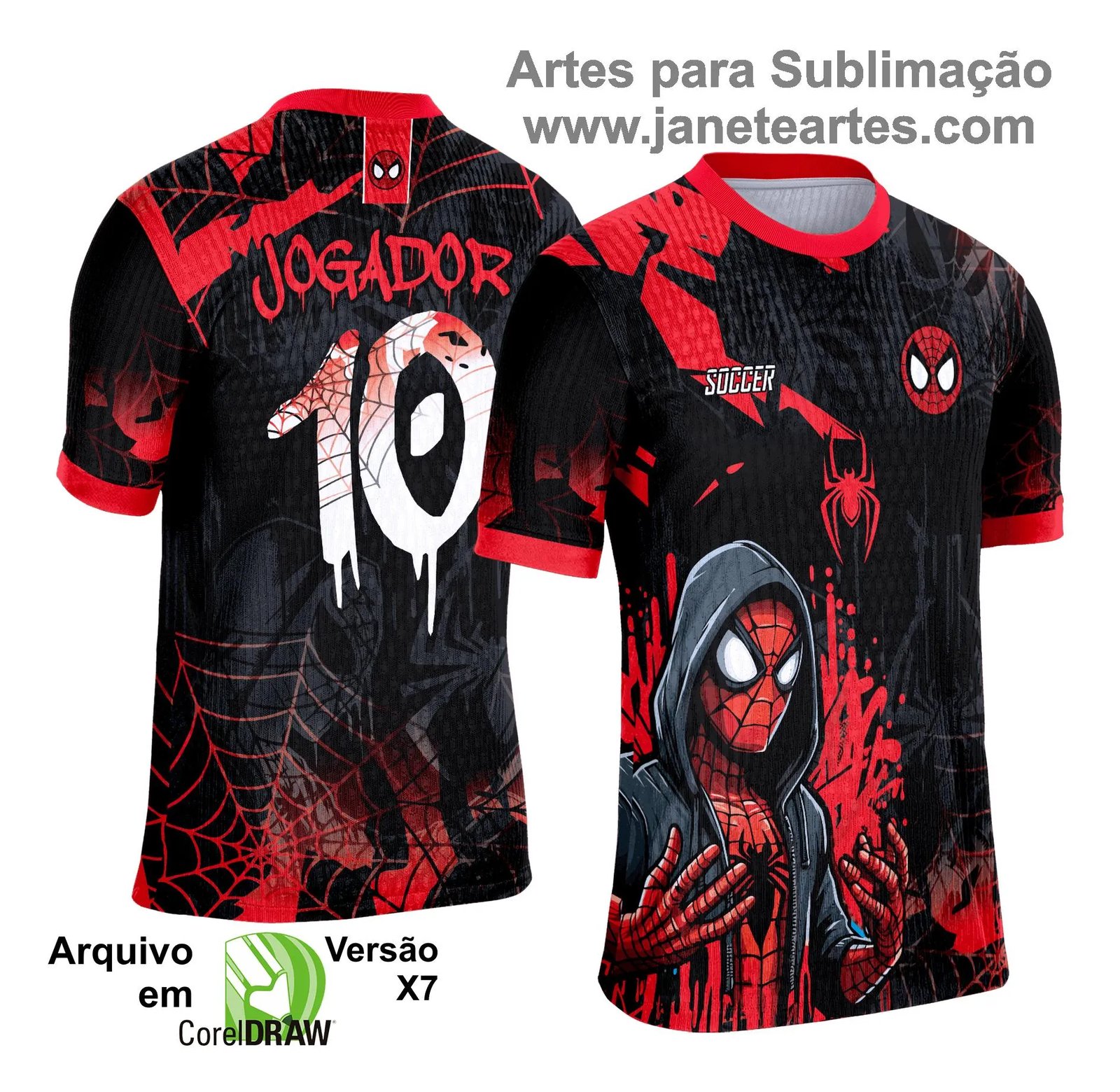 Camisa Homem Aranha Preta de Interclasse 2025