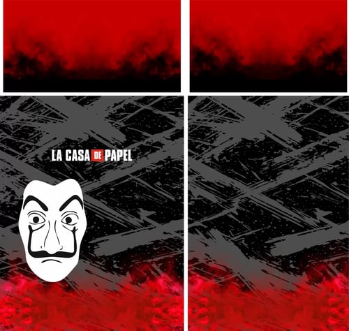 Arte Vetor Camisa La Casa de Papel Sublimação Total