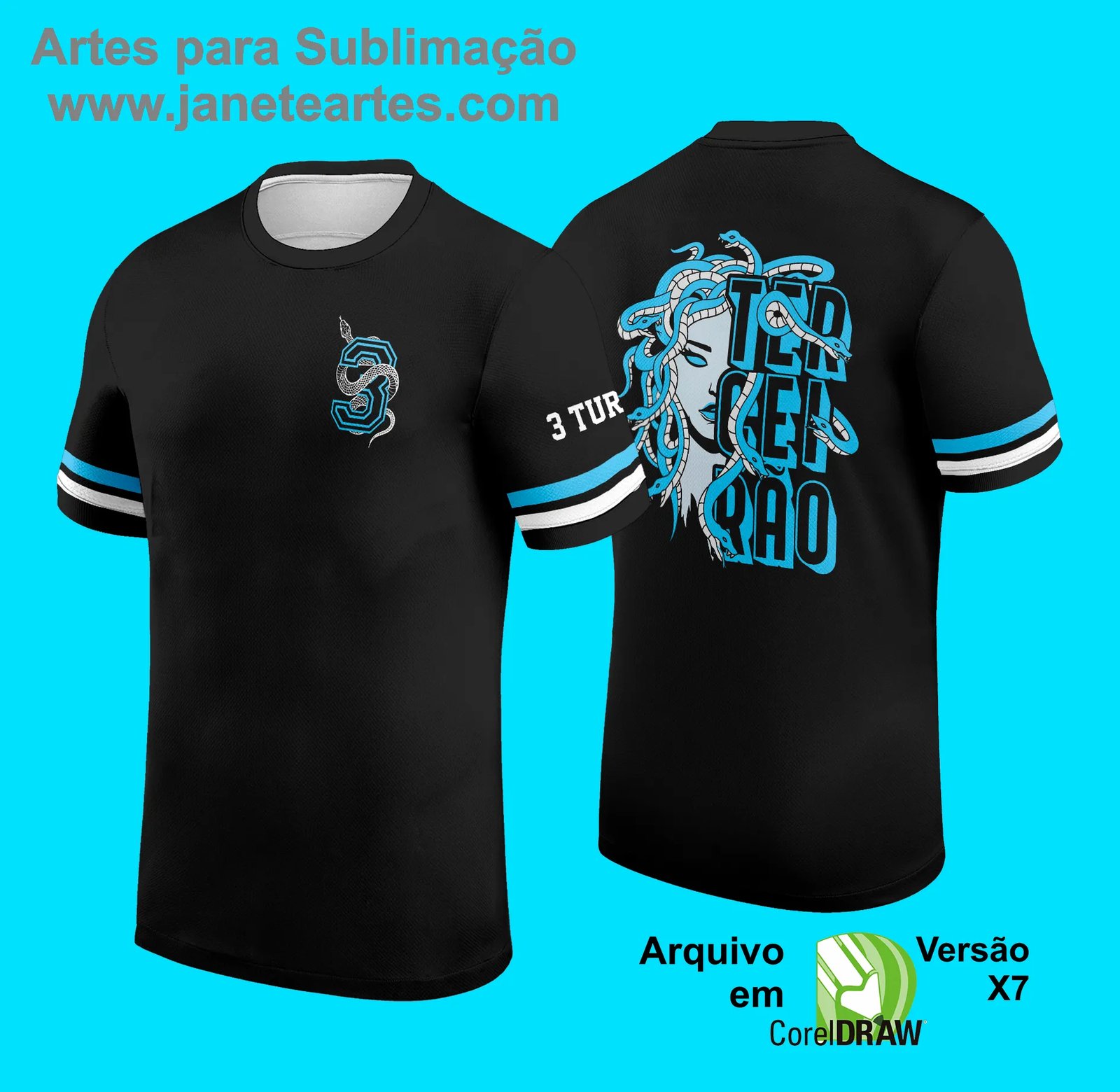 Camisa de Terceirão Personalizada, Camisa Exclusiva Terceirão, Uniforme Escolar Terceirão, Camiseta Criativa Terceirão 2025 - Janete Artes