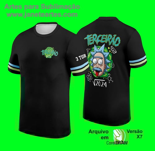 Camisa de Terceirão Personalizada, Camisa Exclusiva Terceirão, Uniforme Escolar Terceirão, Camiseta Criativa Terceirão 2025