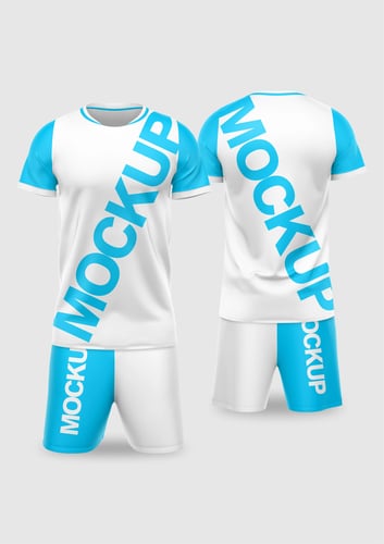Arte Vetor Camisa Mockup Editavel CDR CorelDraw Uniforme Masculino Gola Careca 
