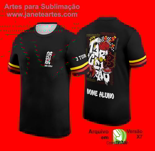 Camisa de Terceirão Personalizada, Camisa Exclusiva Terceirão, Uniforme Escolar Terceirão, Camiseta Criativa Terceirão 2025