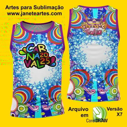 Arte Estampa Camisa Abadá de Carnaval 2026