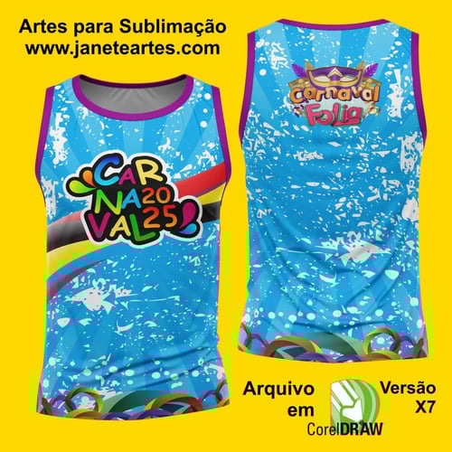 Arte Estampa Camisa Abadá de Carnaval 2026