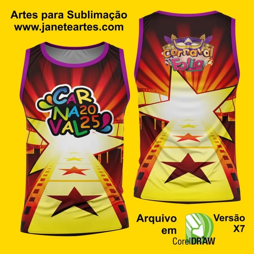Arte Estampa Camisa Abadá de Carnaval 2026