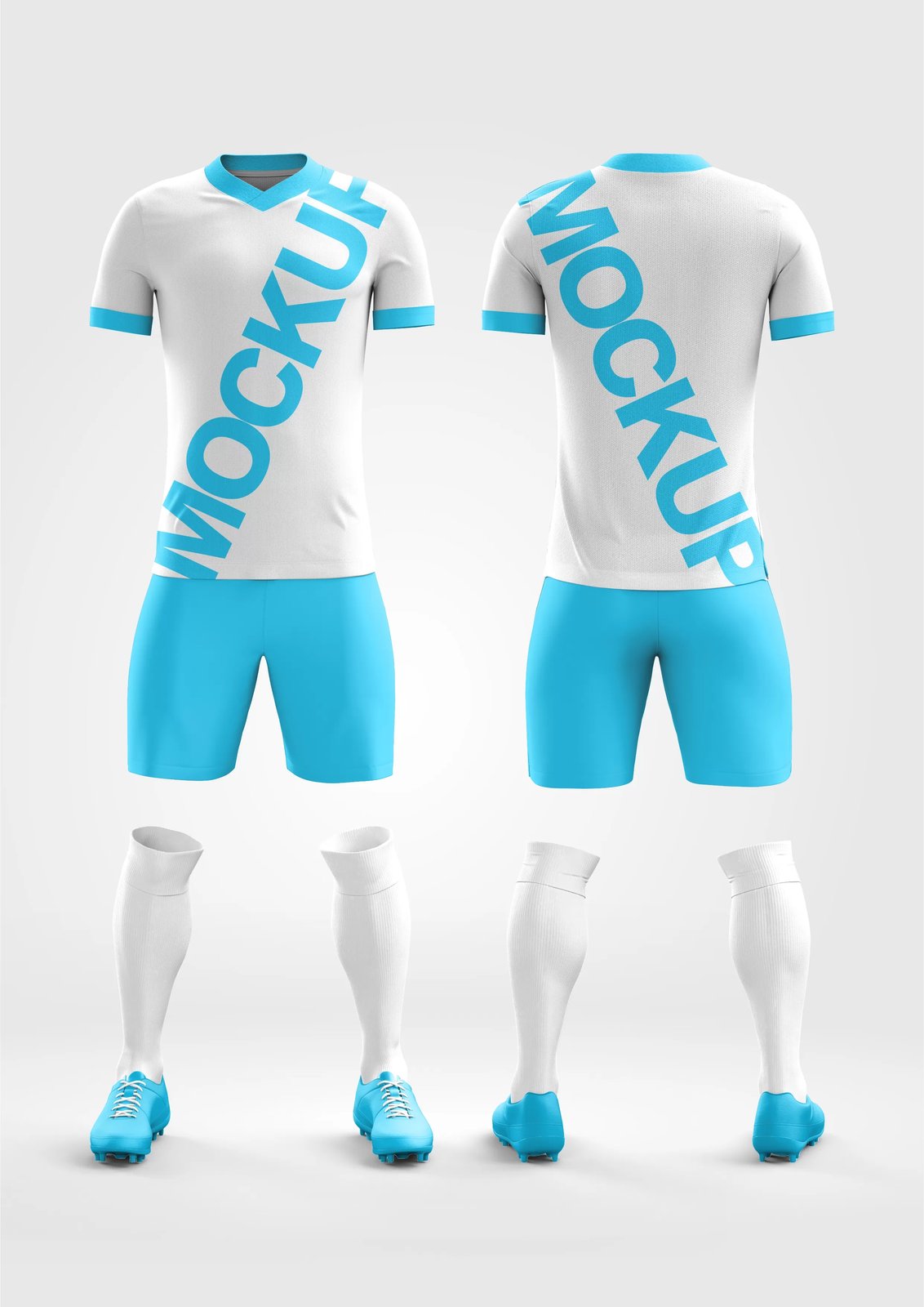 Arte Vetor Camisa Mockup Editavel CDR CorelDraw Uniforme Esportivo Gola V