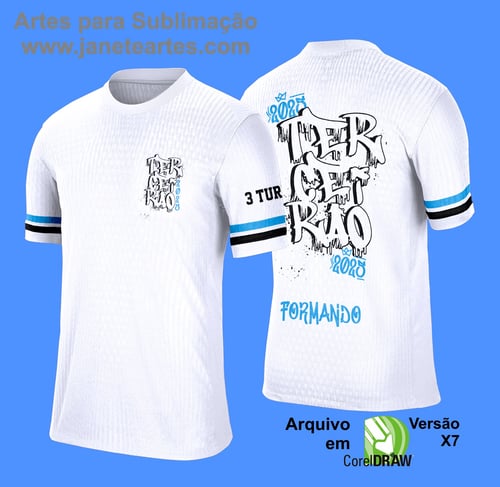 Arte Vetor Camisa Concluintes Terceirão 2025: Derretendo