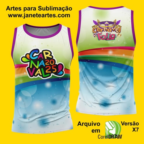 Arte Estampa Camisa Abadá de Carnaval 2026 - Modelo 23