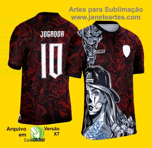 Arte Vetor Camisa de Interclasse Escolar 2025: MULHER