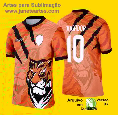 Arte Vetor Camisa de Interclasse Escolar 2025: TIGRE
