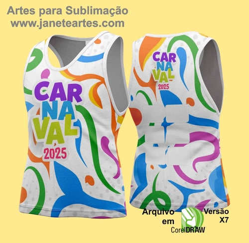 Arte Vetor Camisa Abadá de Carnaval 2026 - Modelo 115