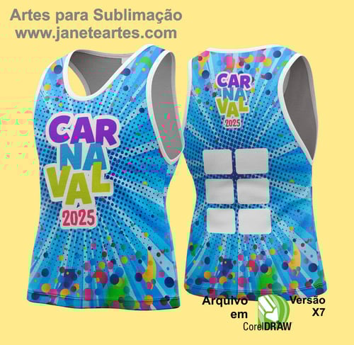 Arte Vetor Camisa Abadá de Carnaval 2026 - Modelo 117