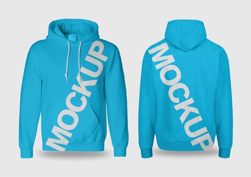 Arte Vetor Camisa Mockup Editavel CDR CorelDraw Moletom com Capuz