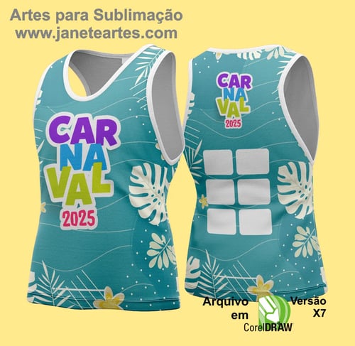 Arte Vetor Camisa Abadá de Carnaval 2026 - Modelo 171