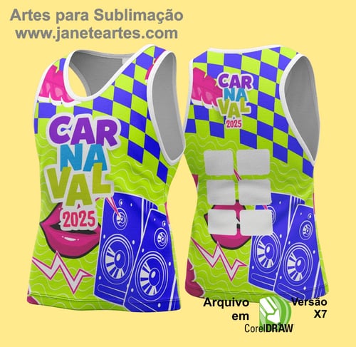 Arte Vetor - Camisa Abadá de Carnaval 2026 - Modelo 179