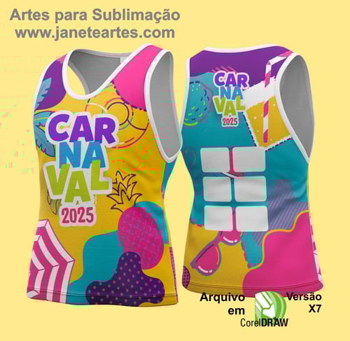 Arte Vetor - Camisa Abadá de Carnaval 2026 - Modelo 180